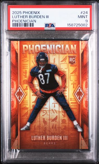 2025 PANINI PHOENIX LUTHER BURDEN PHOENICIAN #24 PSA 9