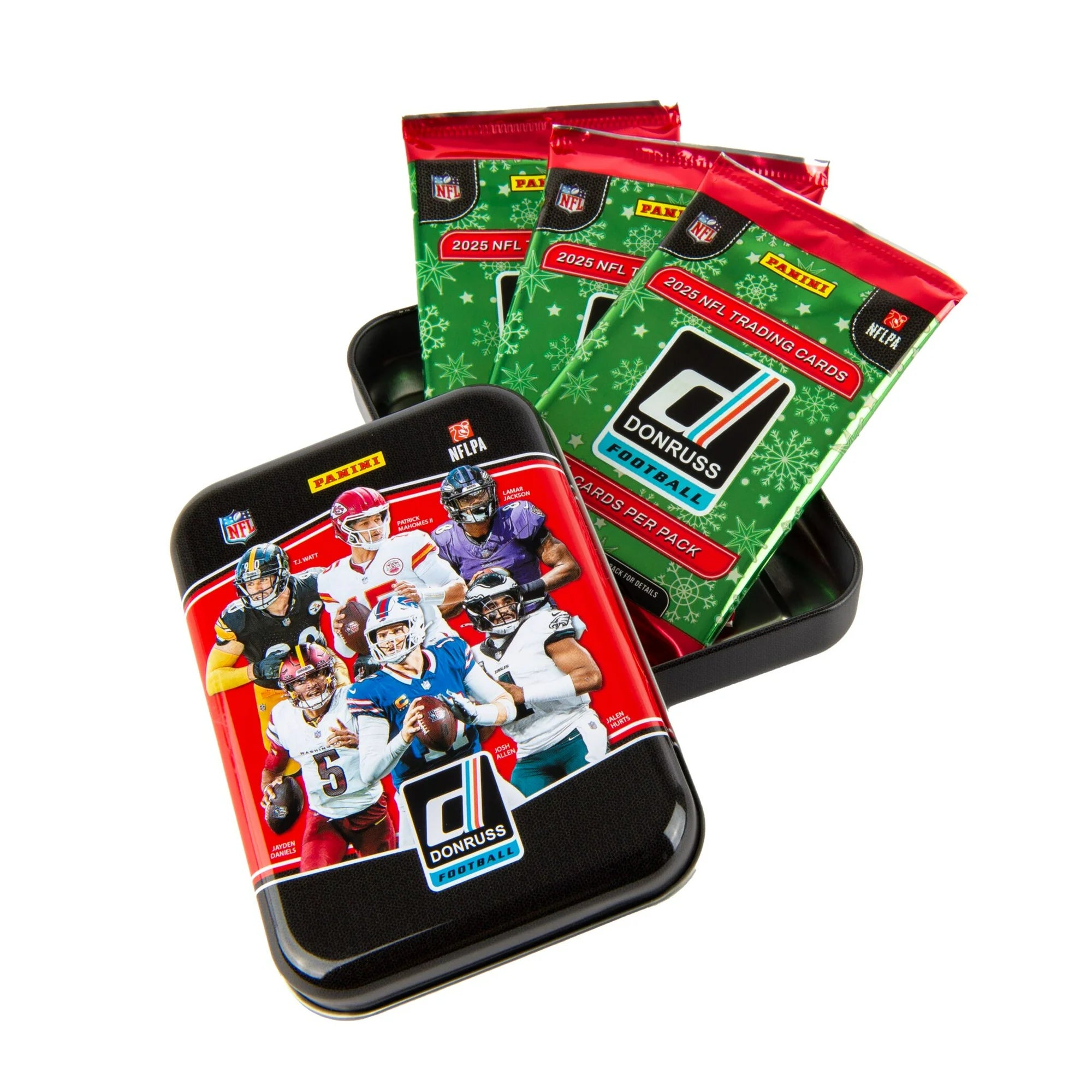 2025 Panini Donruss Football Holiday Tin Box
