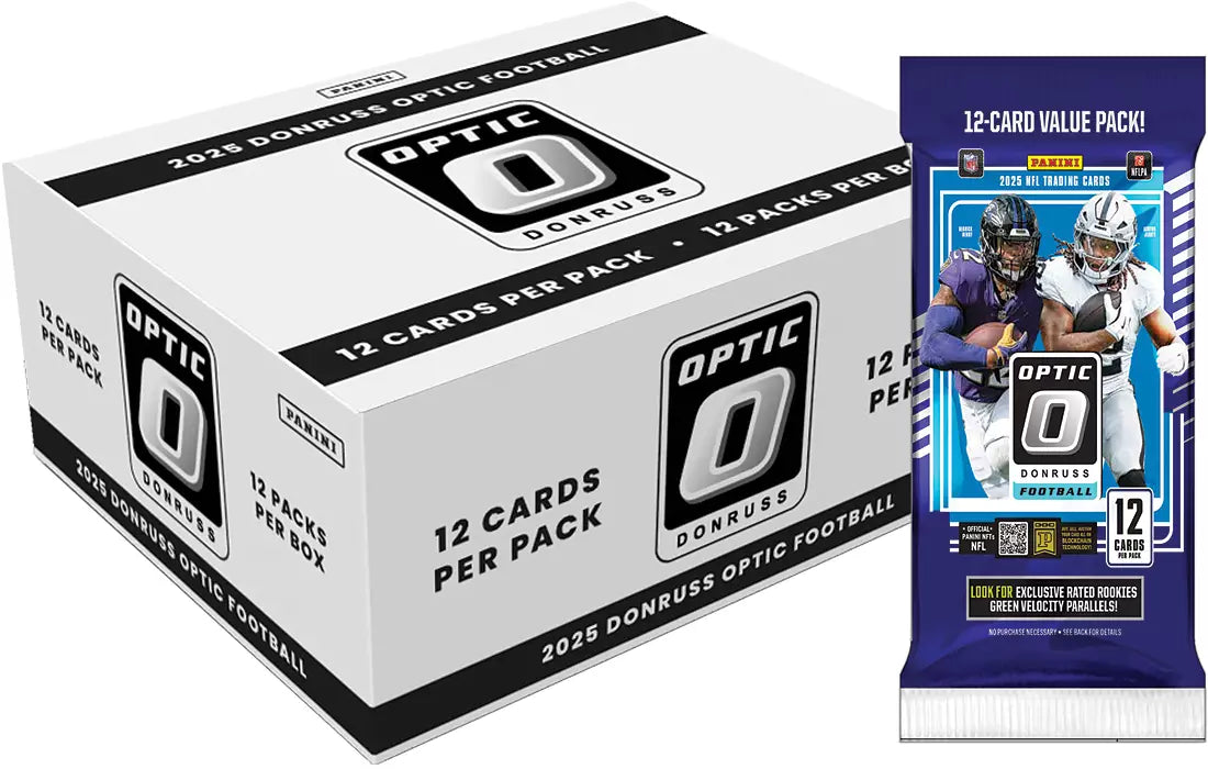 2025 Panini Donruss Optic Football Cello Fat Pack Box