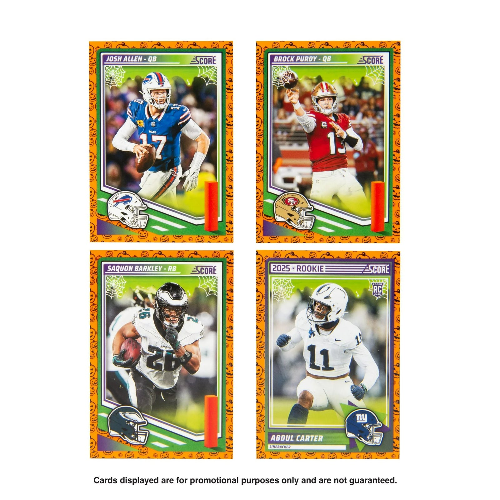 2025 Score-A-Treat Football Halloween Football Trading Cards Bundle