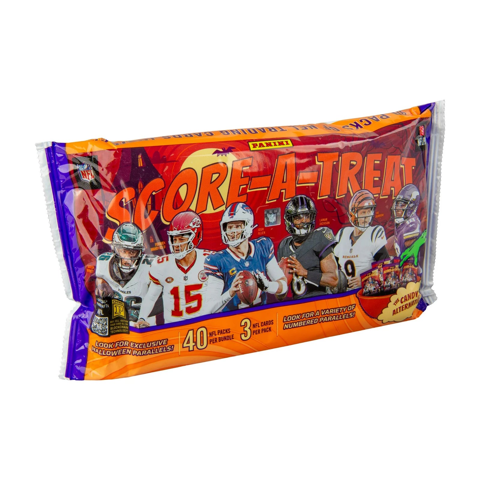 2025 Score-A-Treat Football Halloween Football Trading Cards Bundle