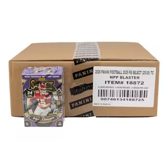 2025 Panini Select Football Blaster 20-Box Case