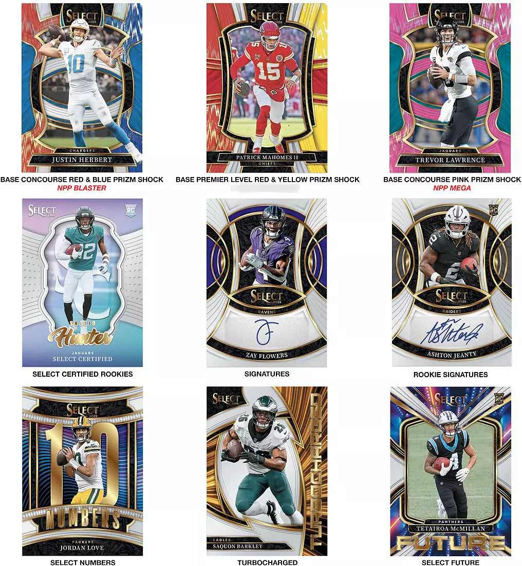 2025 Panini Select Football Mega Box