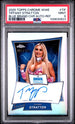 2025 Topps Chrome WWE Tiffany Stratton Autograph PSA 9