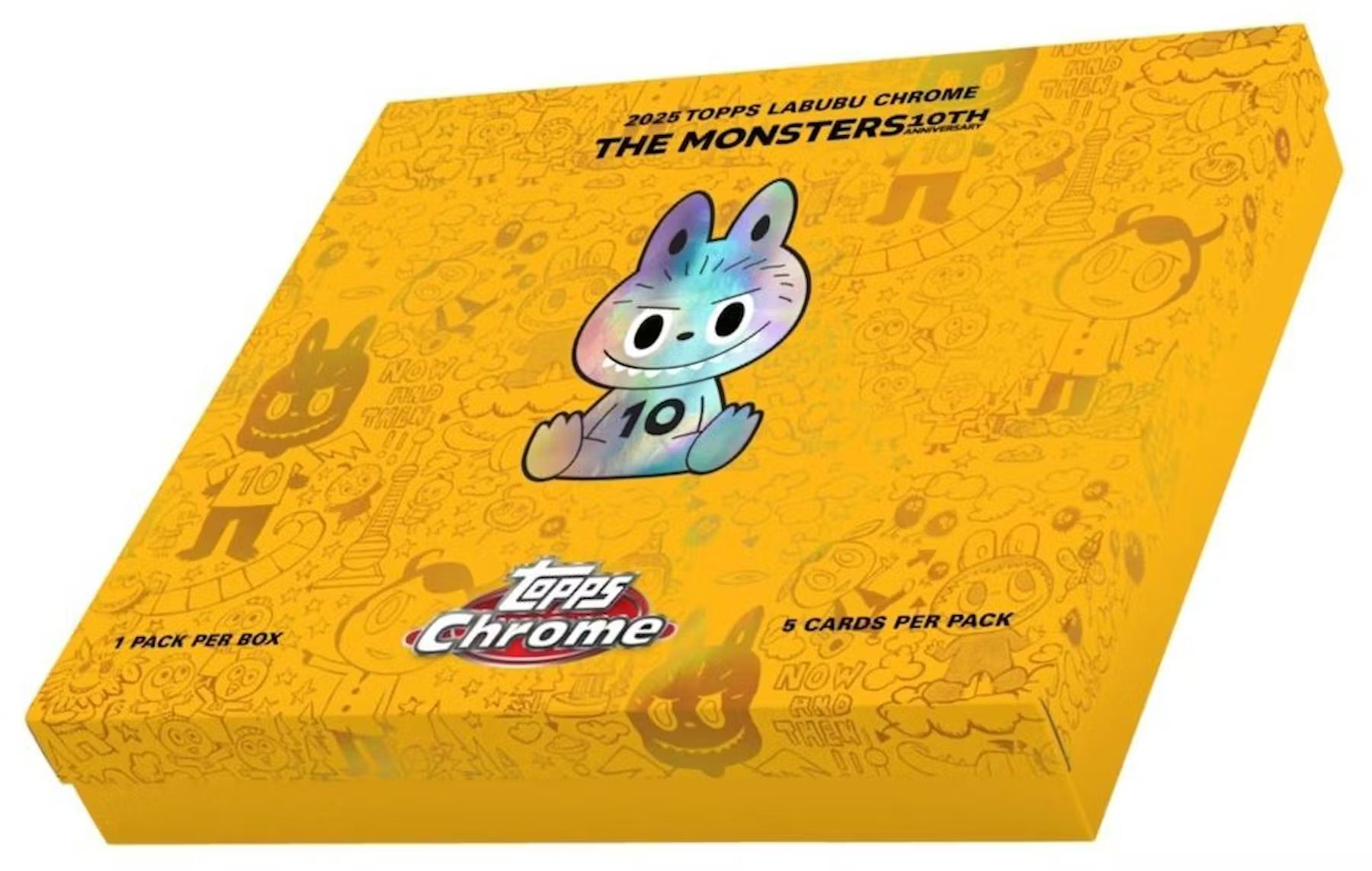 2025 Topps Chrome Labubu 10th Anniversary Box