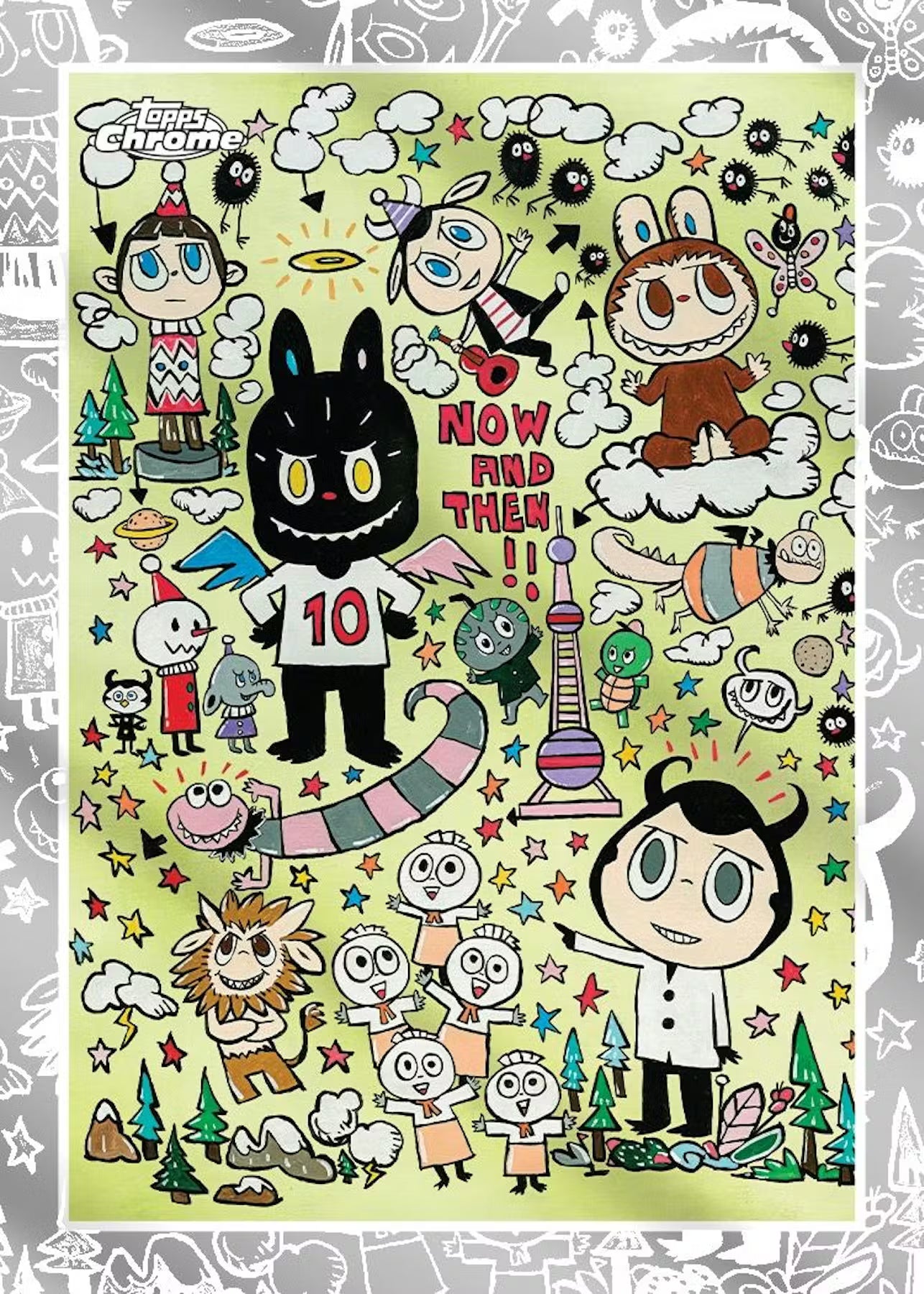 2025 Topps Chrome Labubu 10th Anniversary Box