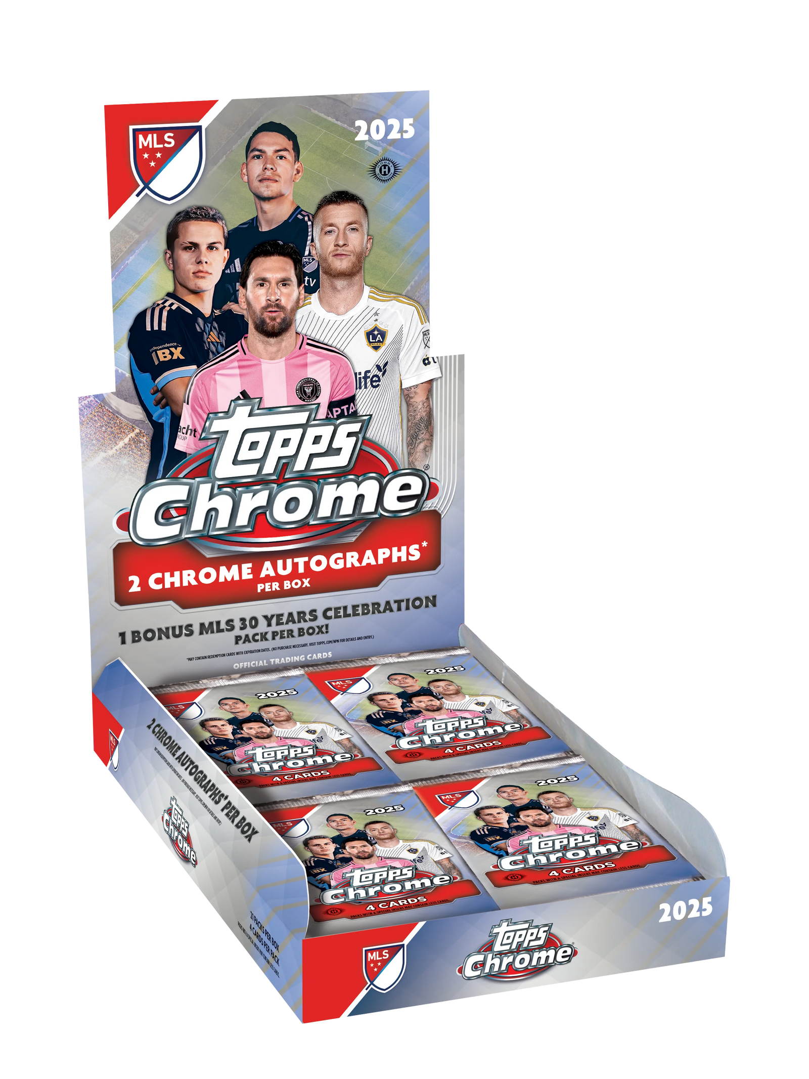2025 Topps Chrome MLS Hobby Box