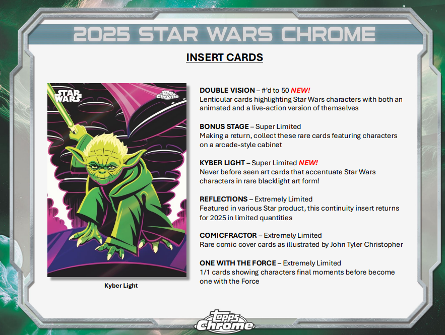 2025 Topps Chrome Star Wars Hobby Box