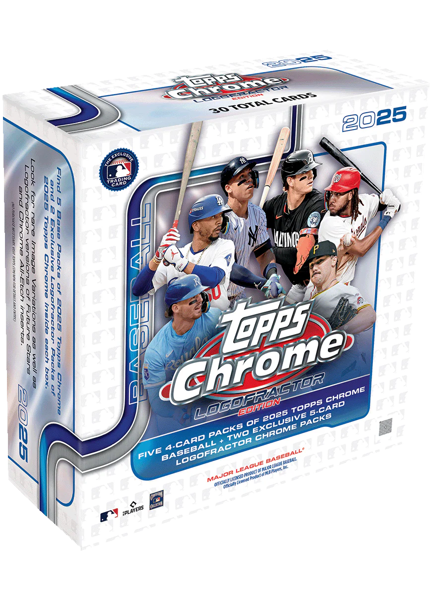 2025 Topps Chrome Baseball Logofractor Mega Box