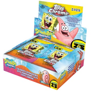 2025 Topps Chrome SpongeBob 25th Anniversary Hobby Box