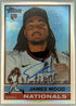 2025 Topps Heritage James Wood Chrome Refractor RC Auto #BCA-JW