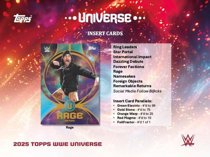 2025 Topps WWE Universe Hobby Box