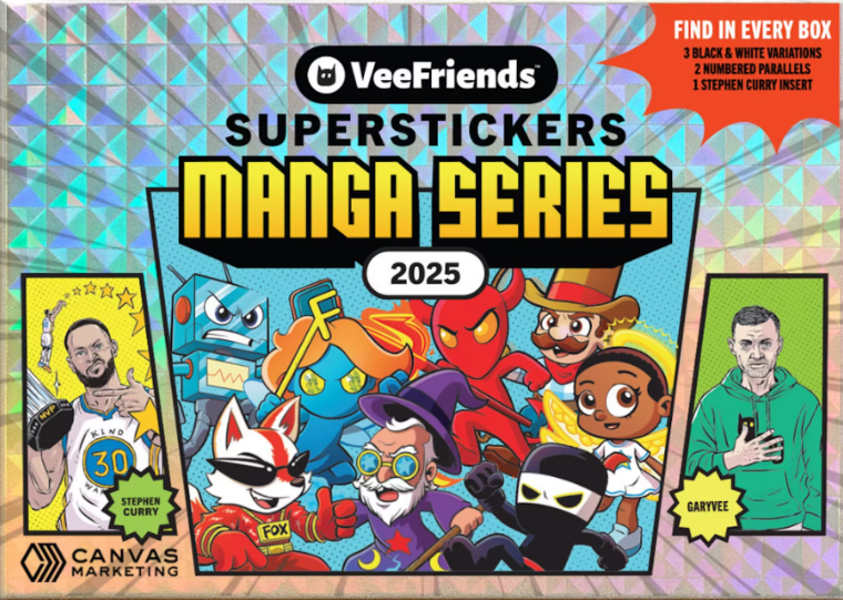 2025 VeeFriends Super Stickers Box: Manga Series
