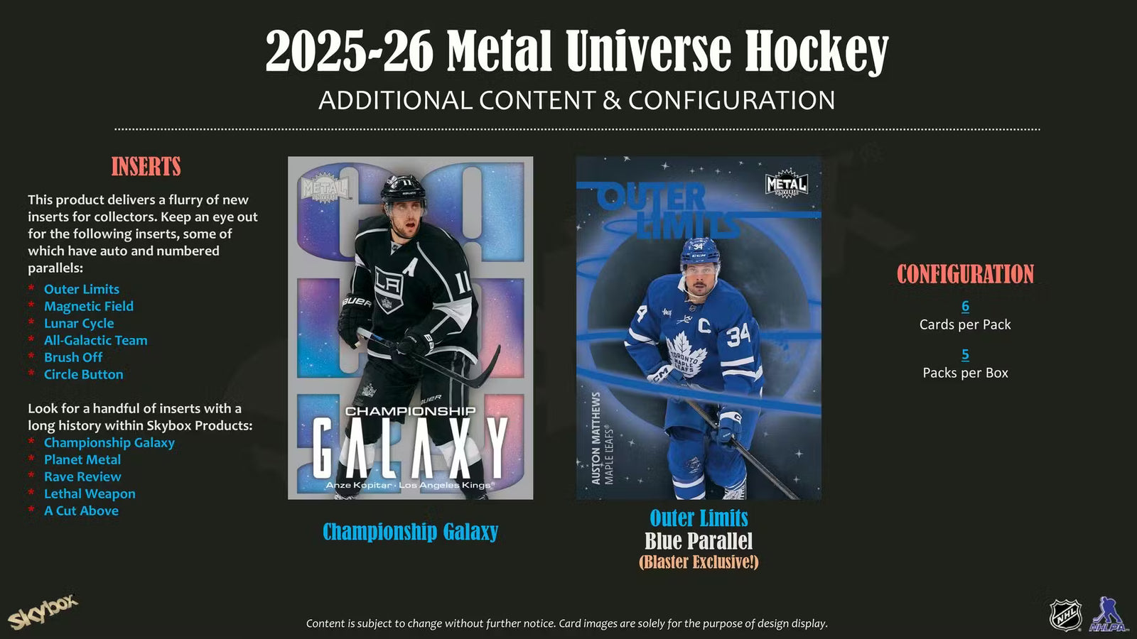 2025-26 Upper Deck Metal NHL Hockey Blaster Box