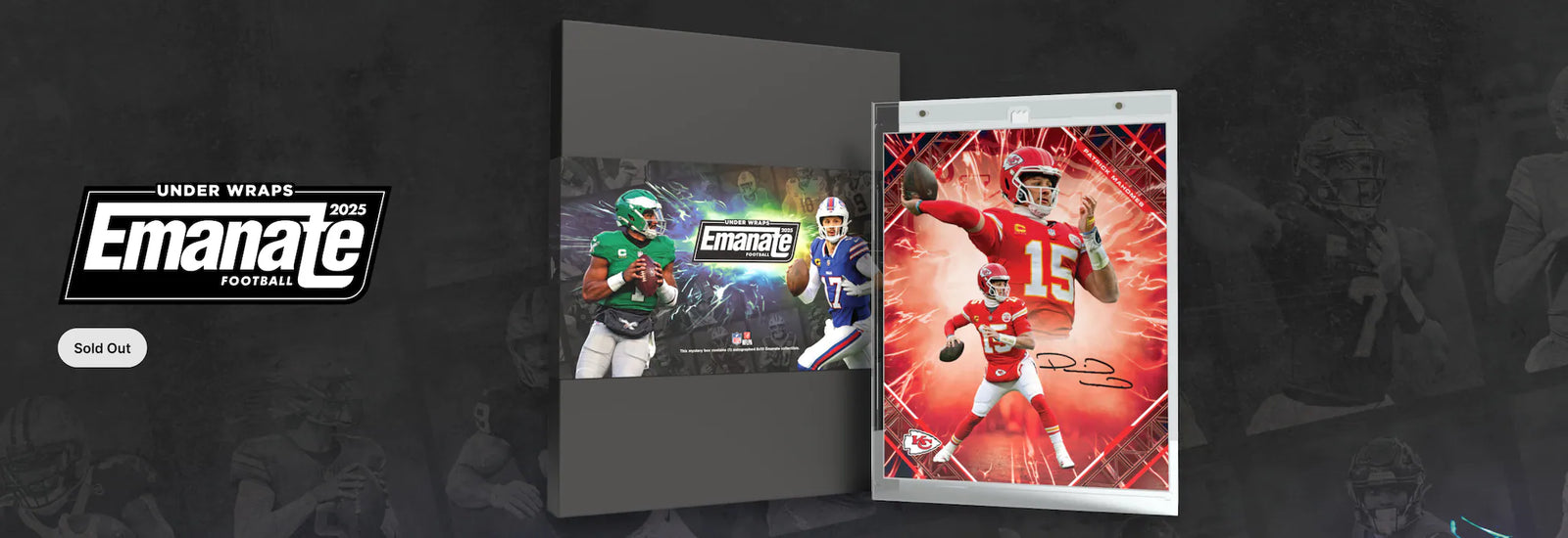 2025 Fanatics Under Wraps NFL Emanate Autograph