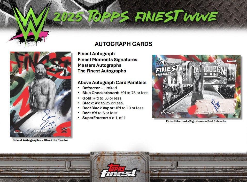 2025 Topps Finest WWE Hobby Box