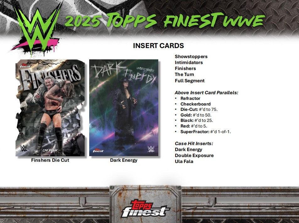 2025 Topps Finest WWE Hobby Box