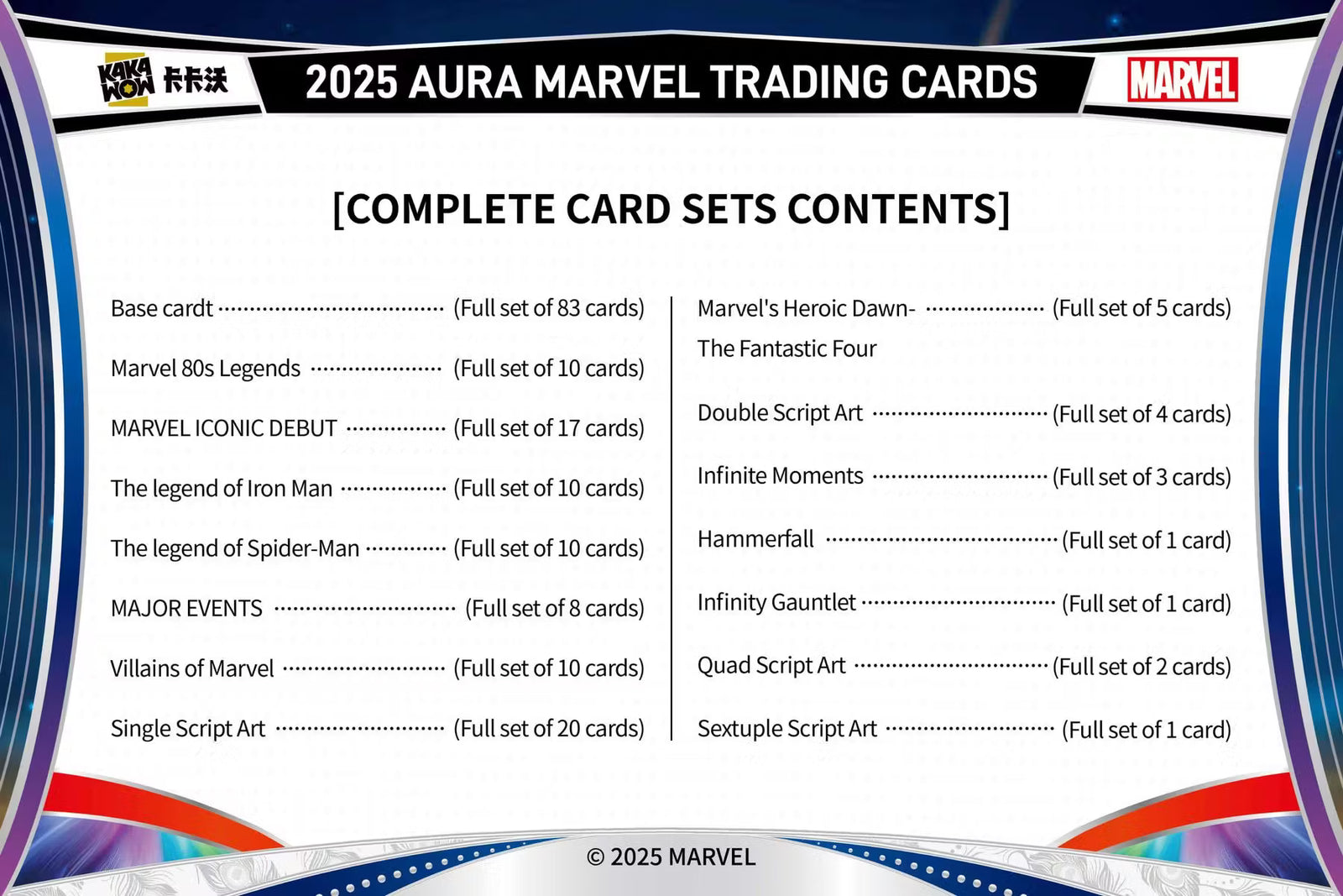 2025 Kakawow Marvel Aura Hobby Box