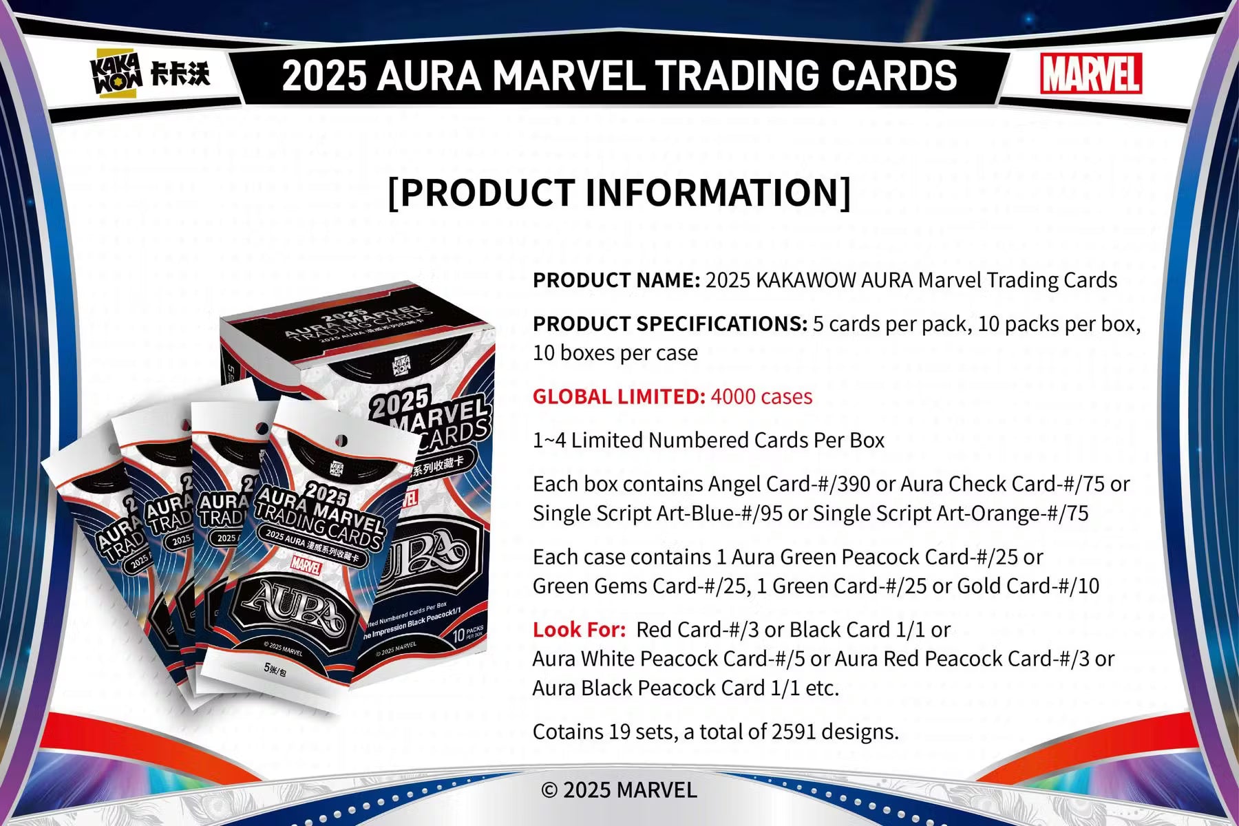2025 Kakawow Marvel Aura Hobby Box