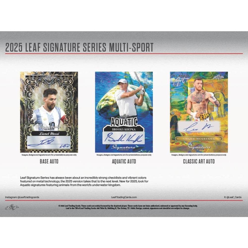 2025 Leaf Signature Series Multi-Sport