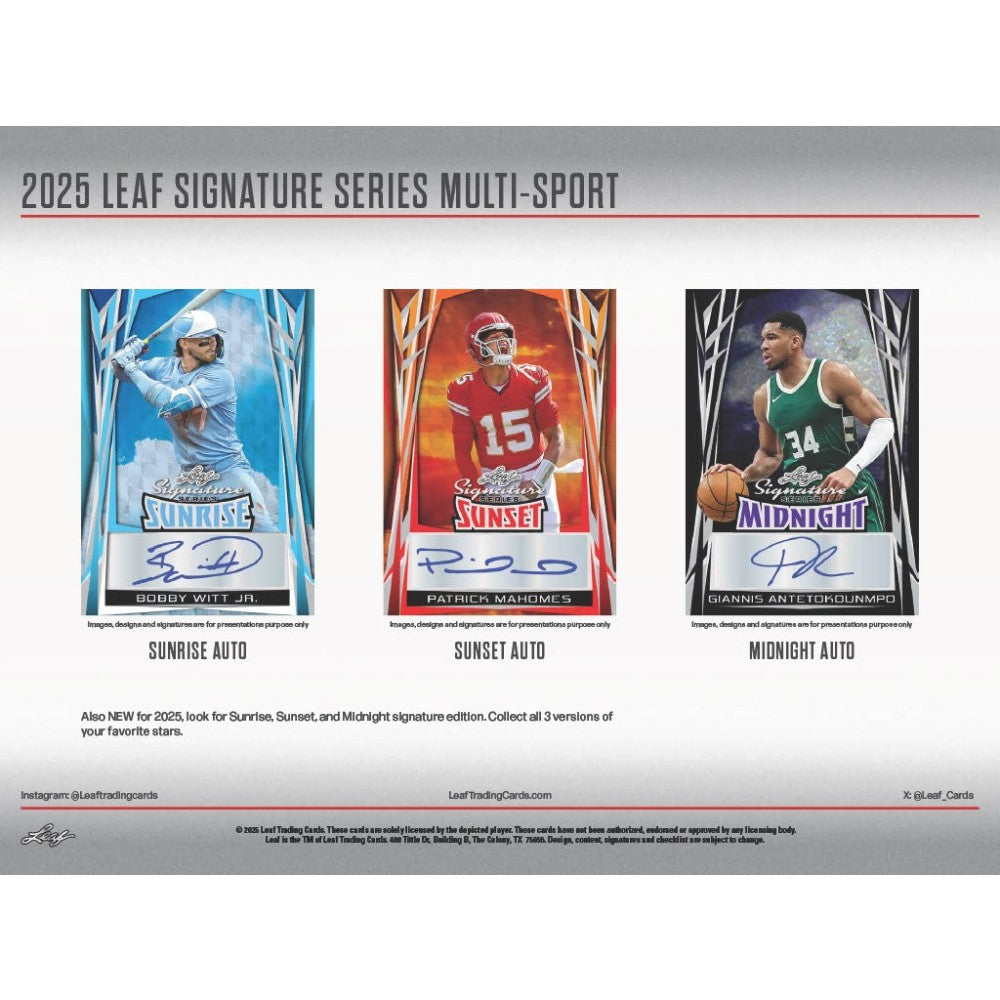 2025 Leaf Signature Series Multi-Sport