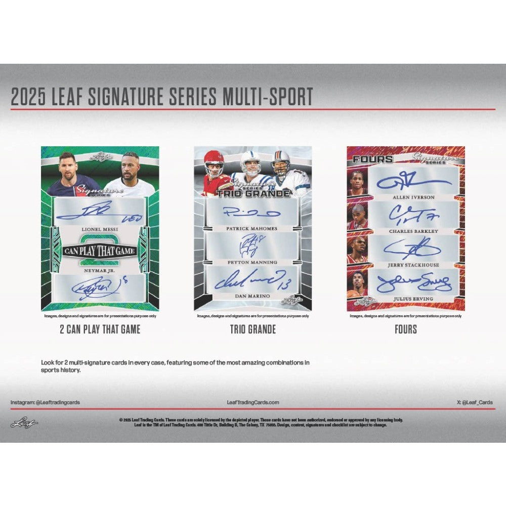 2025 Leaf Signature Series Multi-Sport