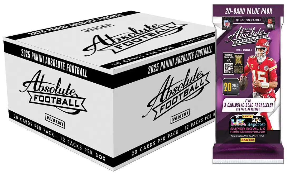 2025 Panini Absolute NFL Football Cello Fat Pack Box