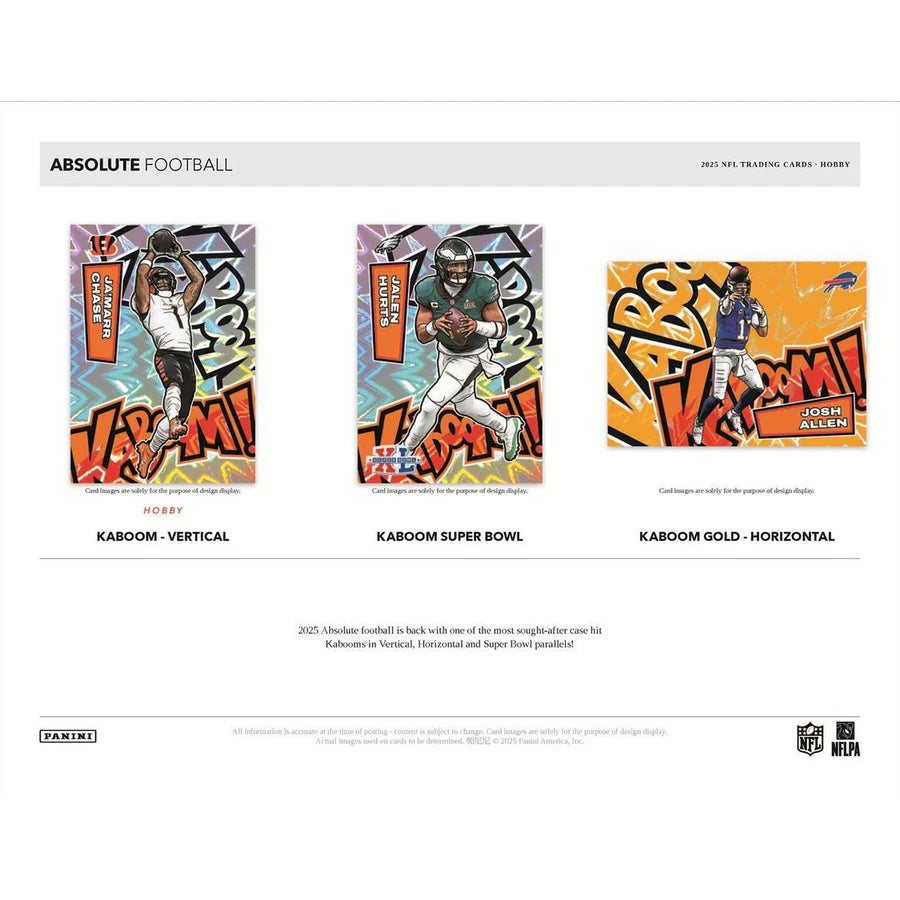 2025 Panini Absolute NFL Football Hobby Box