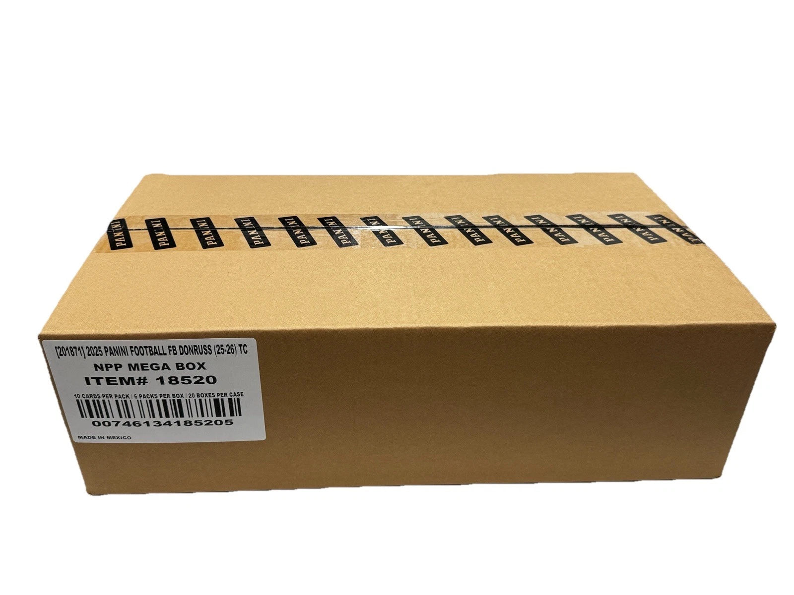 2025 Panini Donruss Football Mega Box (Case of 20)