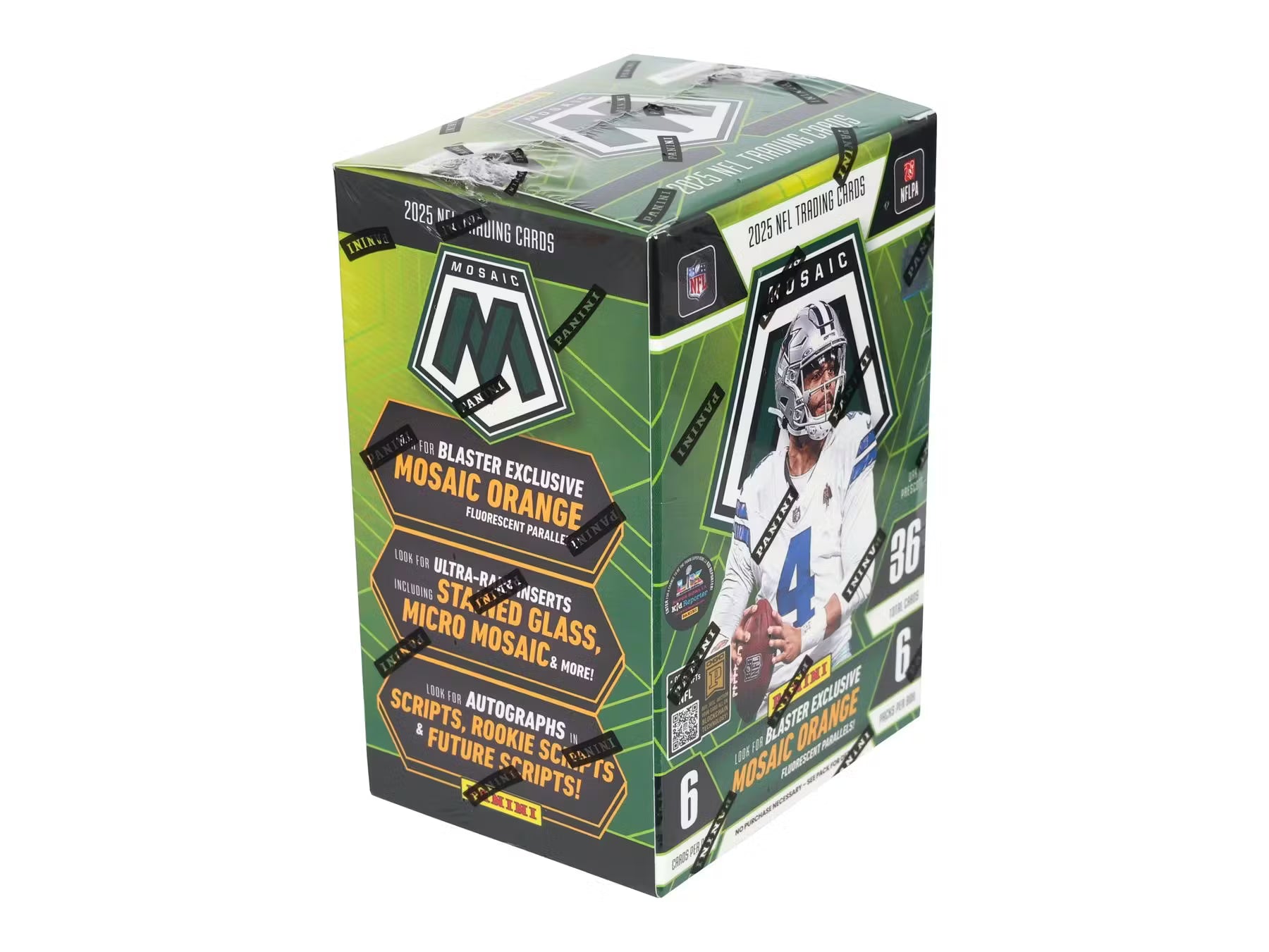 2025 Panini Mosaic Football Blaster Box (Case of 20)