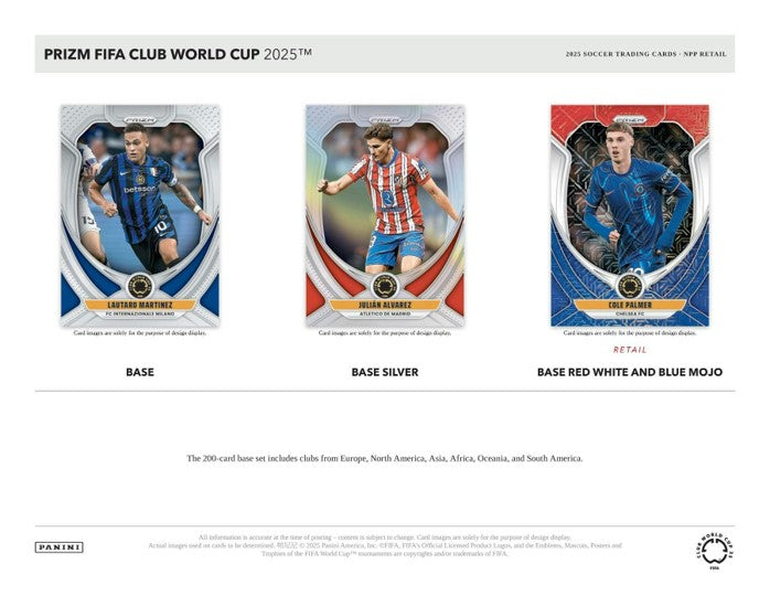 2025 Panini Prizm FIFA World Cup Soccer Blaster Box