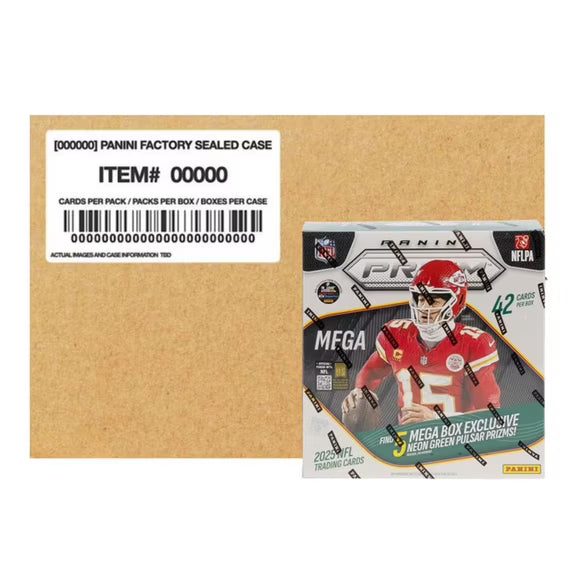 2025 Panini Prizm Football Mega 20-Box Case