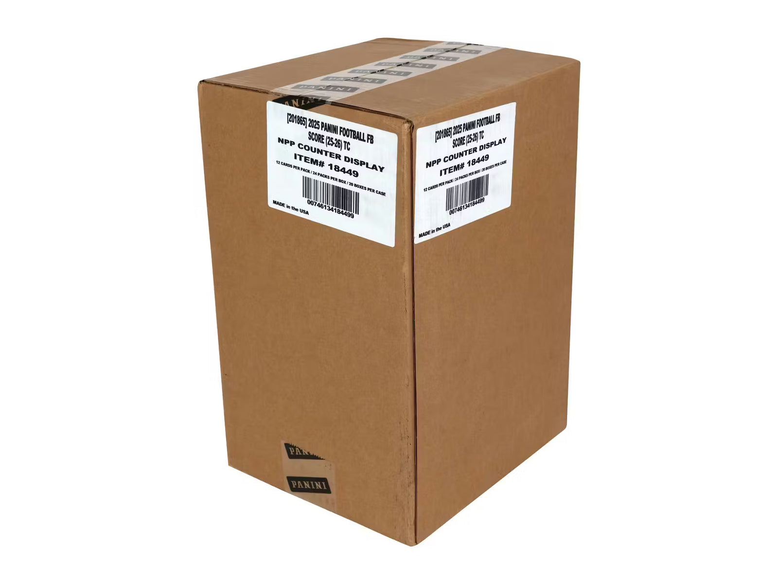 2025 Panini Score Football Retail (20-Box Case)