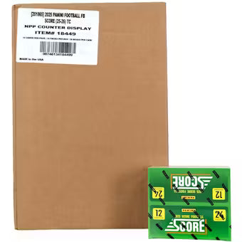 2025 Panini Score Football Retail (20-Box Case)