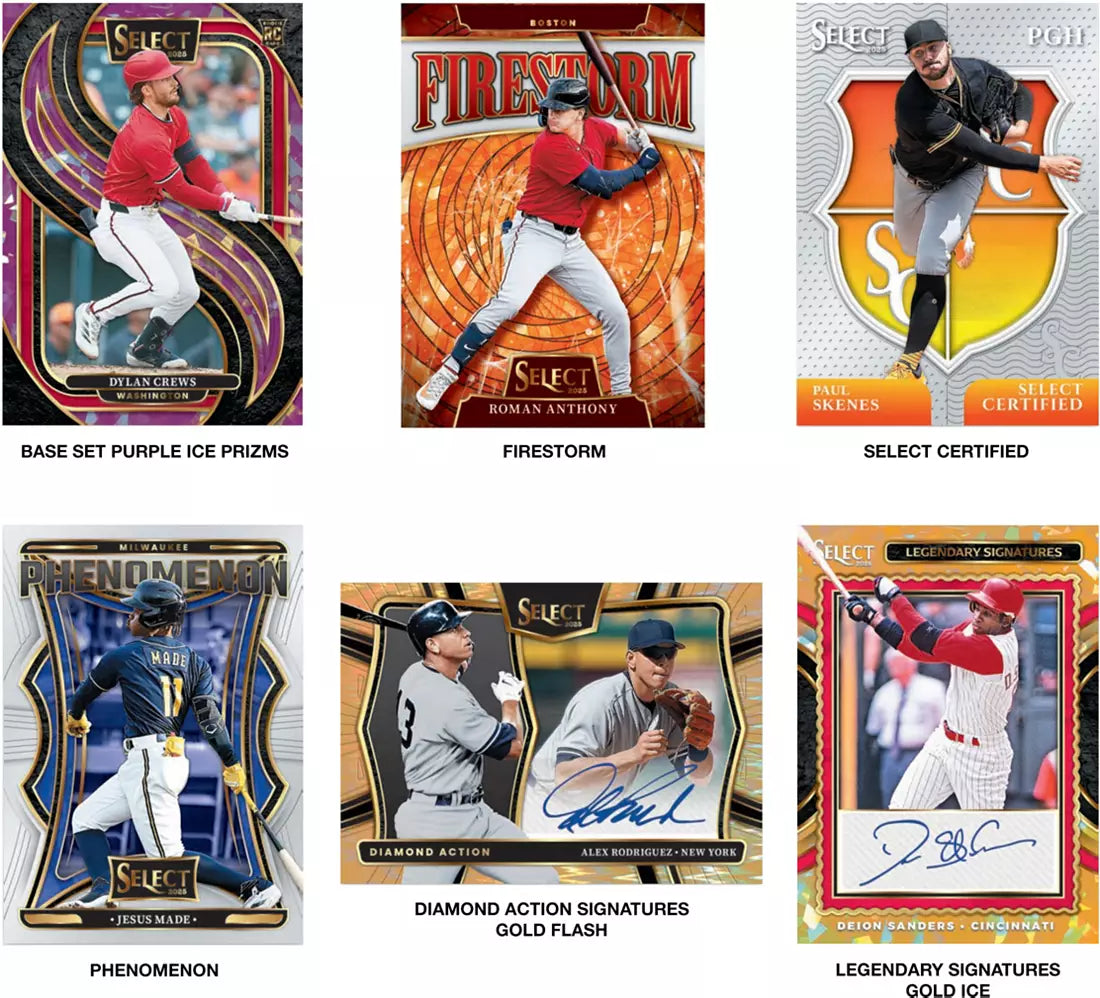 2025 Panini Select MLB Baseball Mega Box