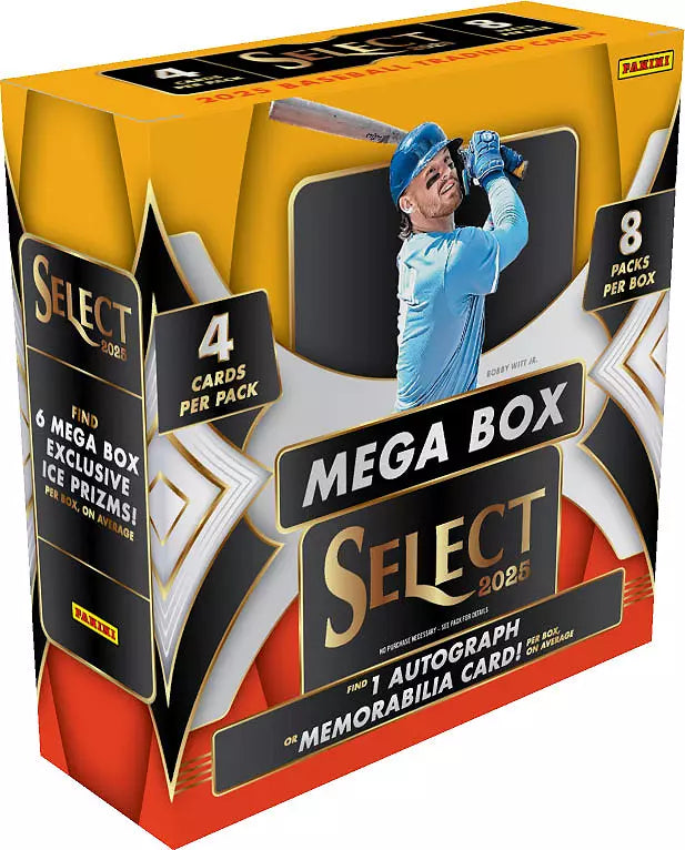 2025 Panini Select MLB Baseball Mega Box