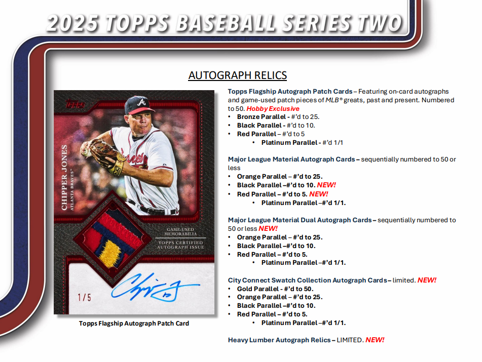 2025 Topps Baseball Series 2 Blaster Box