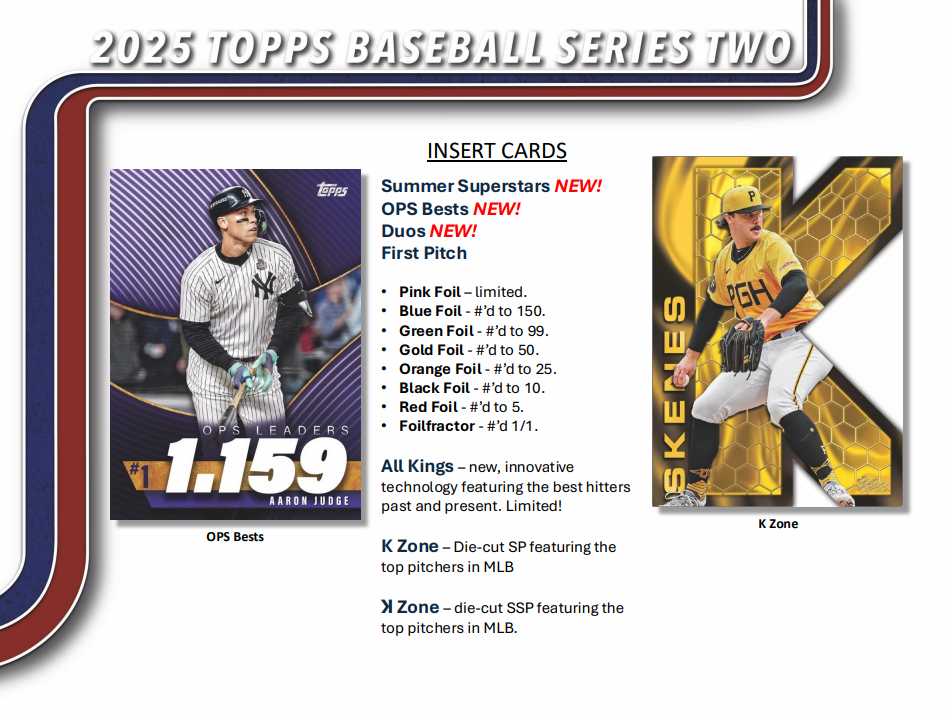 2025 Topps Baseball Series 2 Blaster Box