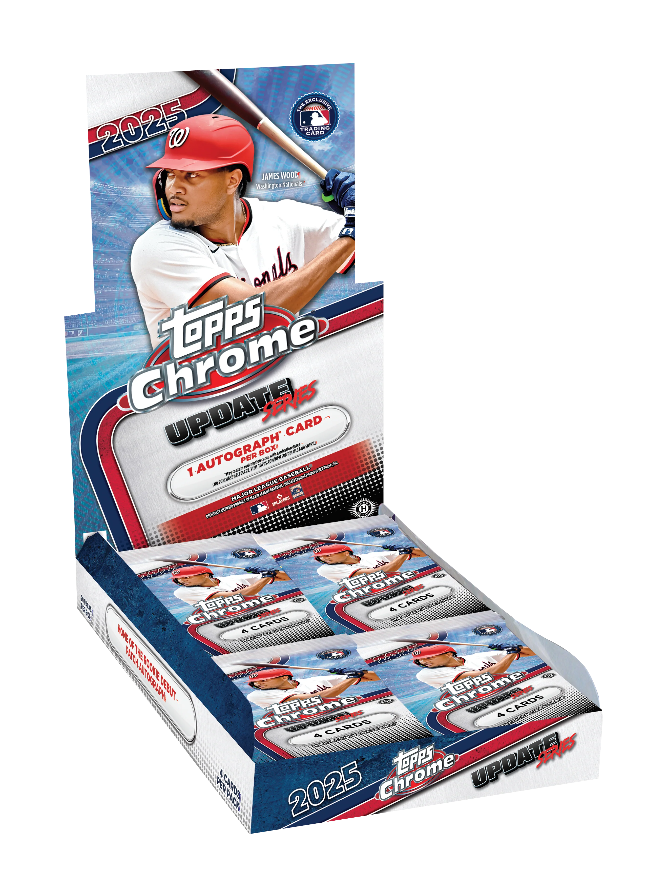 2025 Topps Chrome Baseball Update Series Hobby Box