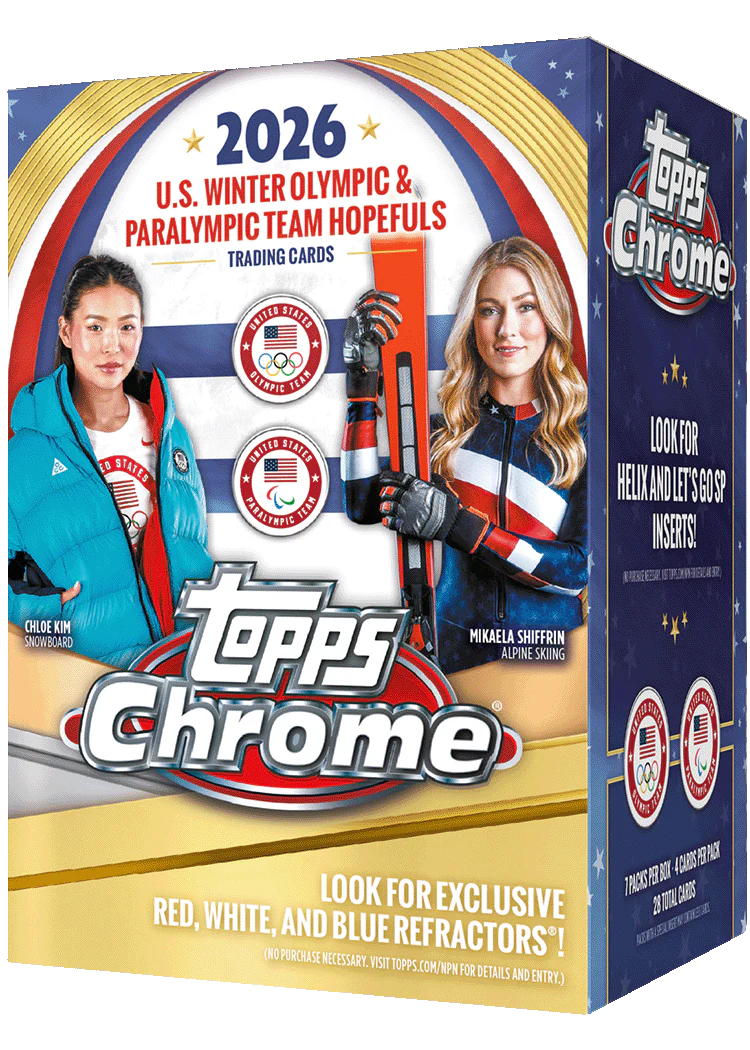 2025 Topps Chrome U.S. Winter Olympics Blaster Box