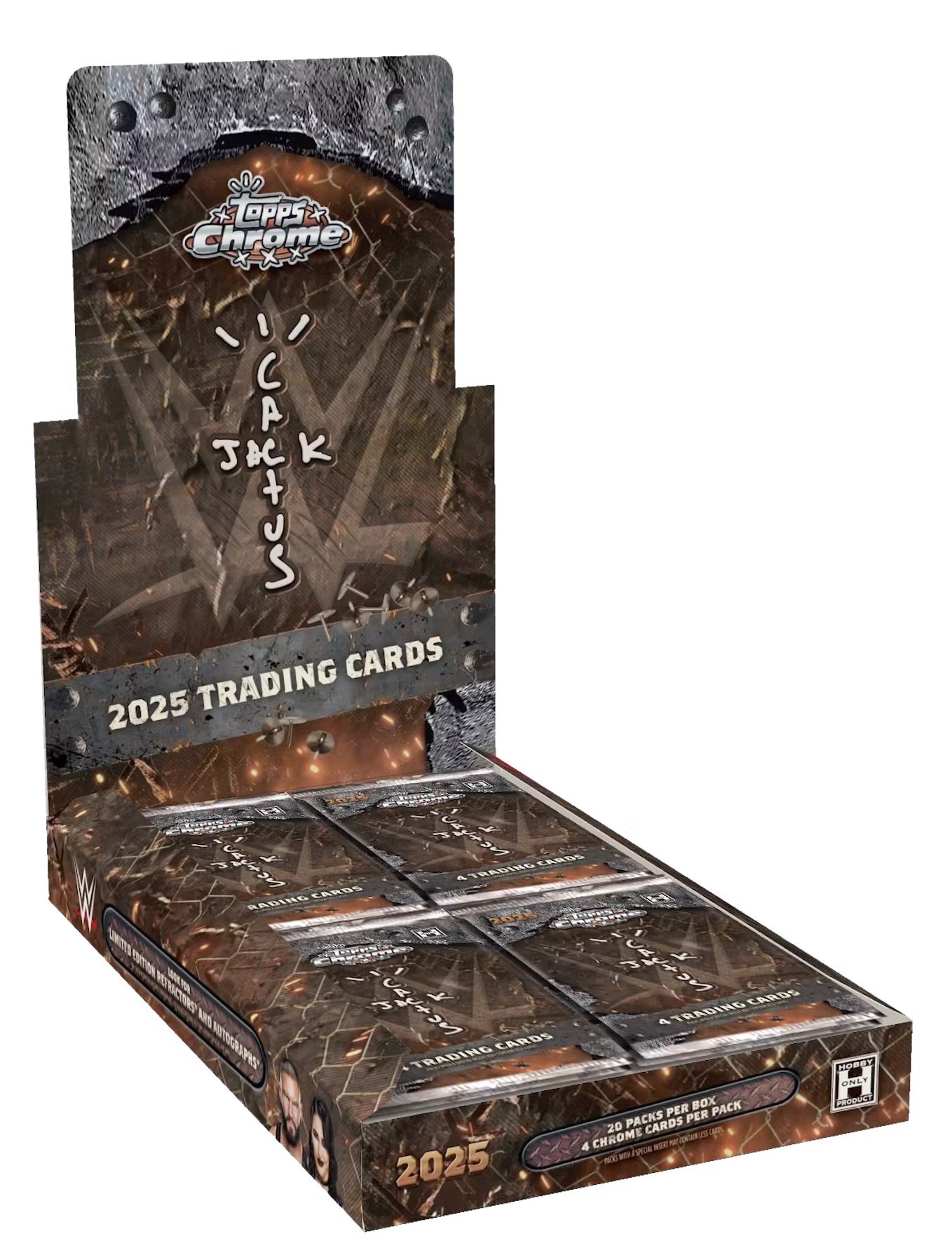 2025 Topps Chrome WWE Cactus Jack Hobby Box