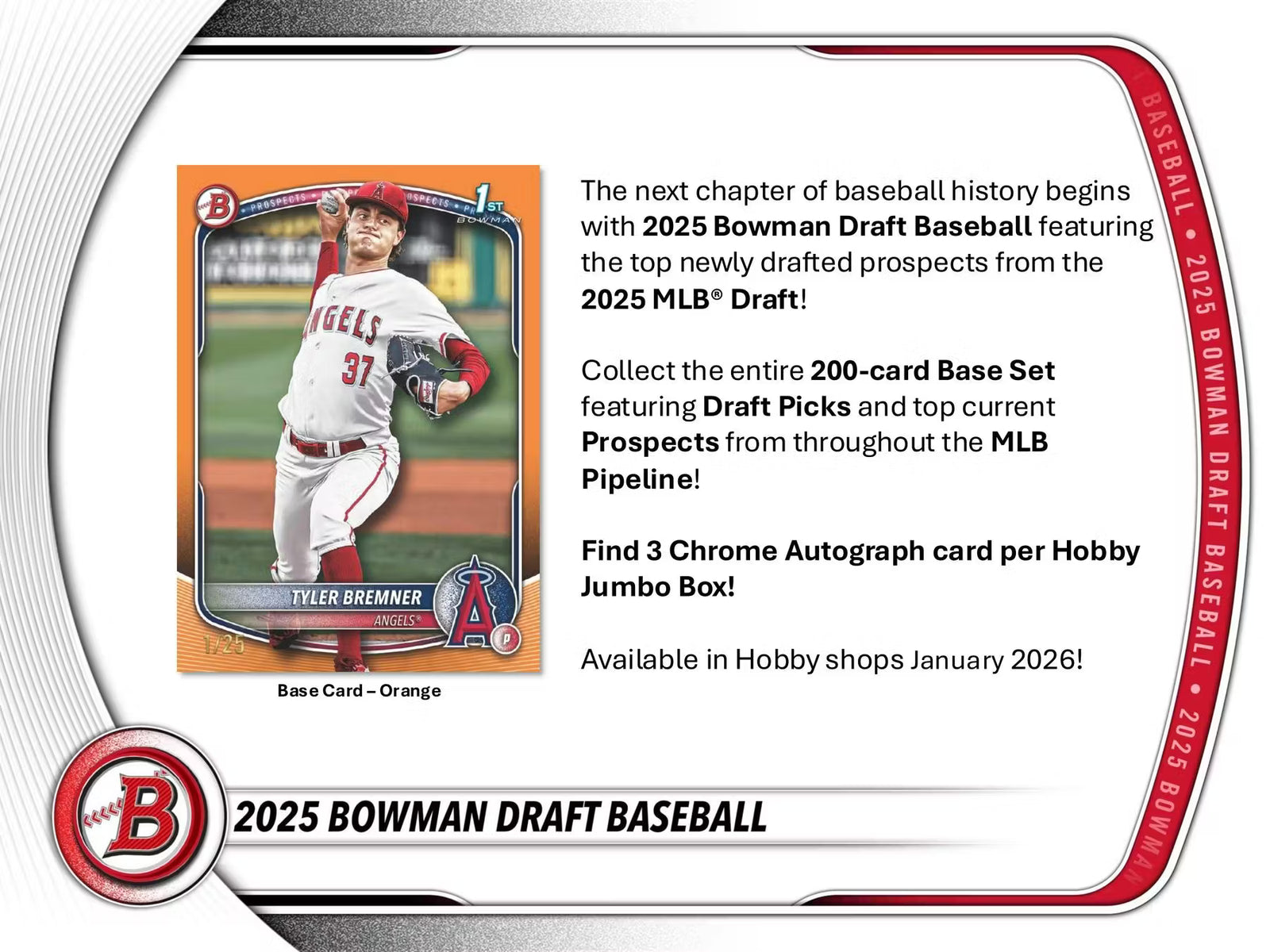 2025 Bowman Draft Baseball Hobby Box