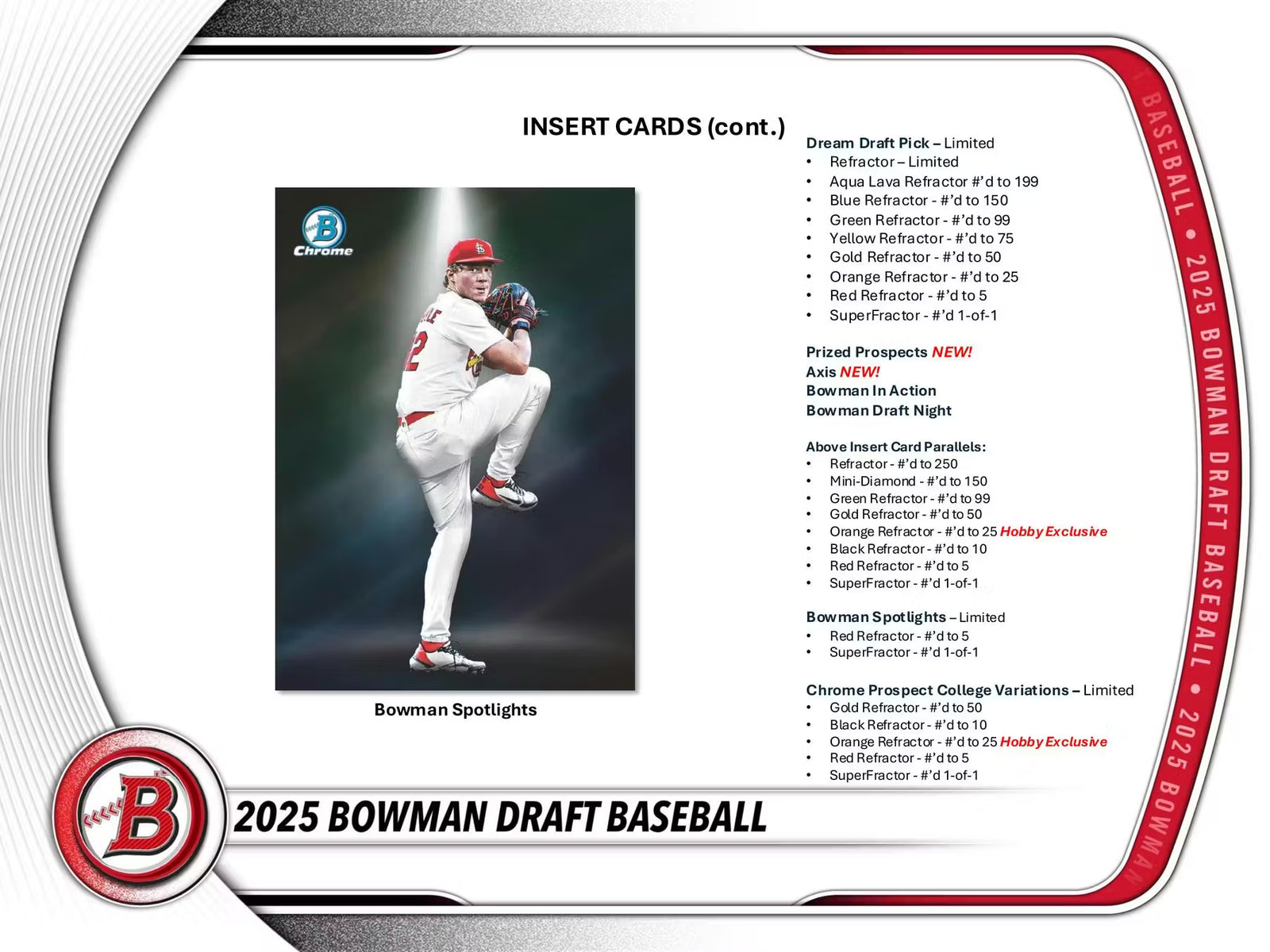 2025 Bowman Draft Baseball Hobby Box