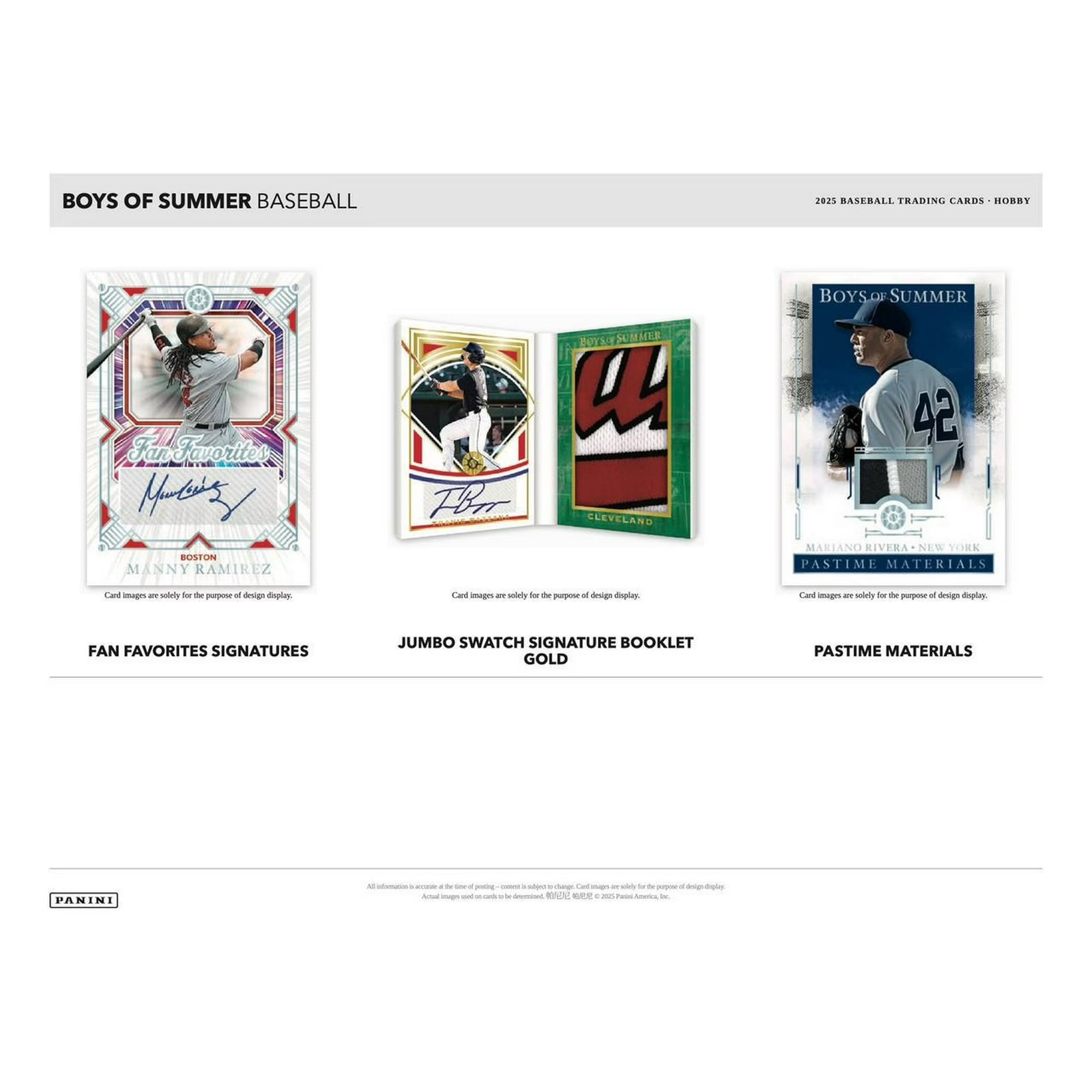 2025 Panini Boys of Summer Baseball Hobby Box