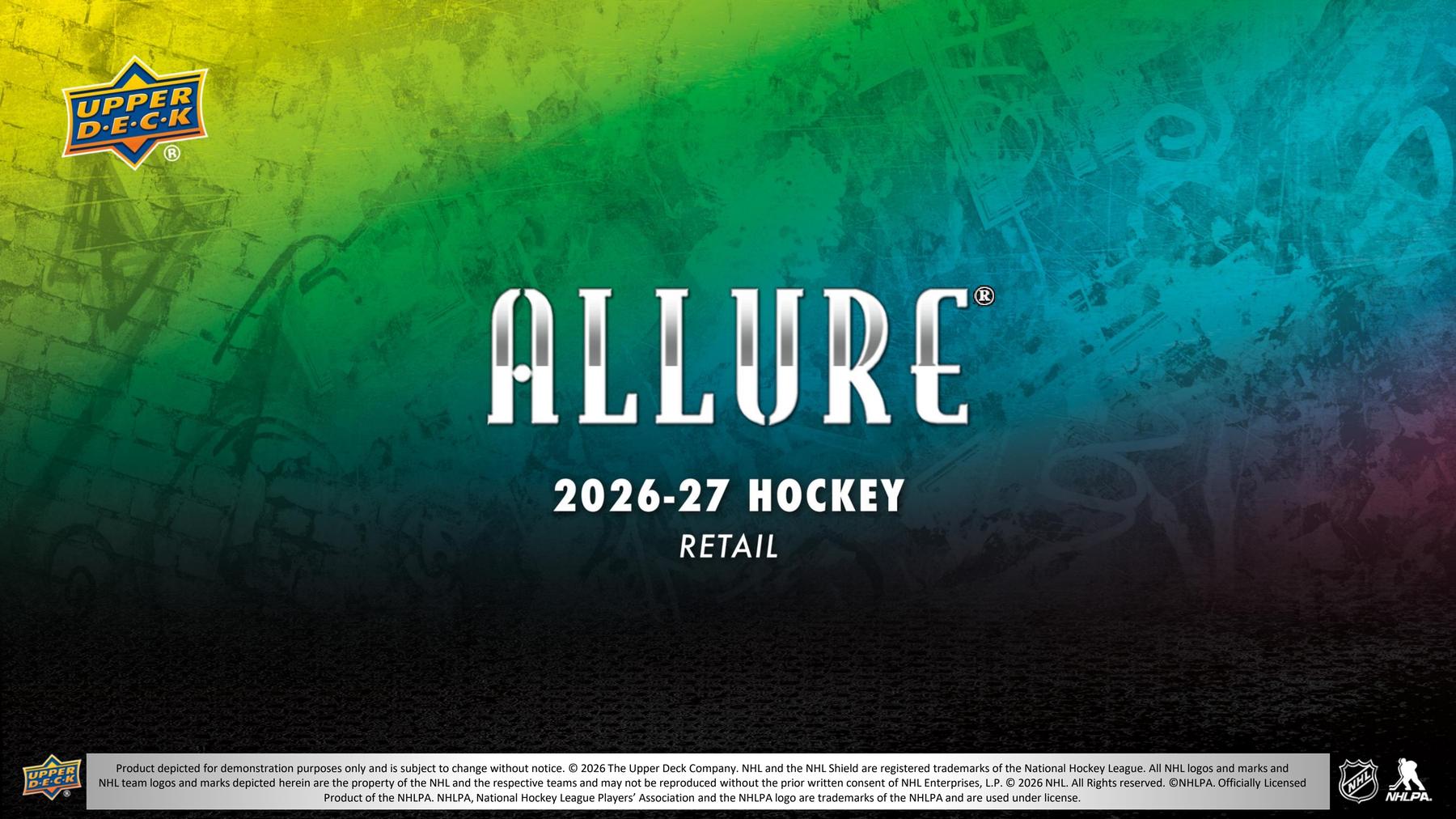 2026-27 Upper Deck Allure Hockey Blaster Sell Sheet 1