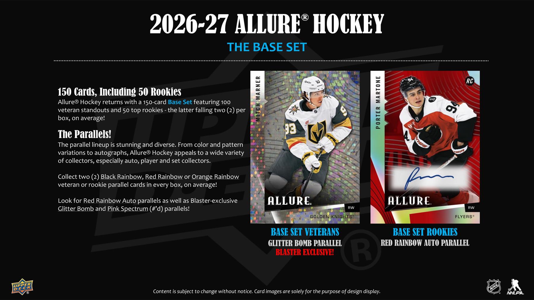 2026-27 Upper Deck Allure Hockey Blaster Sell Sheet 2