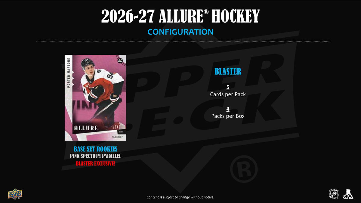 2026-27 Upper Deck Allure Hockey Blaster Sell Sheet 6