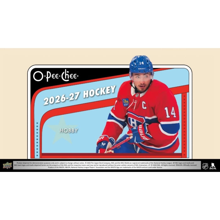 2026-27 Upper Deck O-Pee-Chee Hockey Hobby Box (POS)