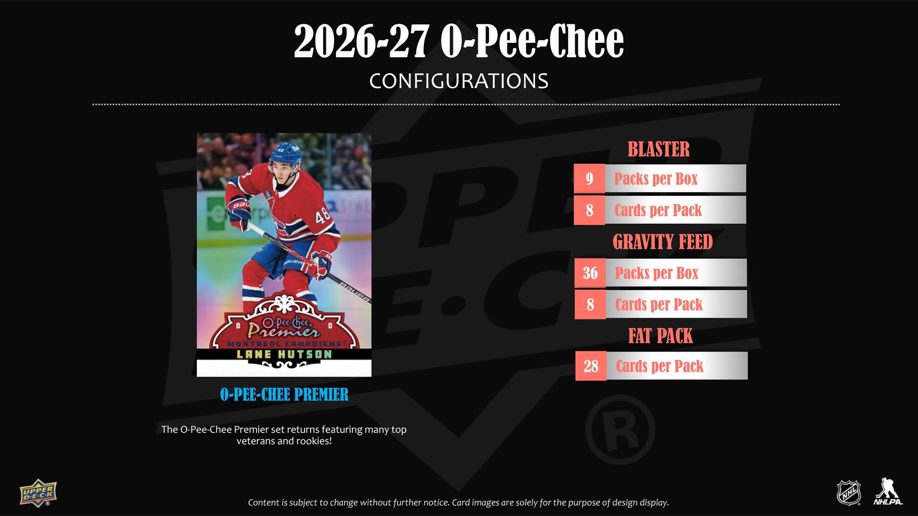 2026-27 Upper Deck O-Pee-Chee Hockey Retail Sell Sheet 4