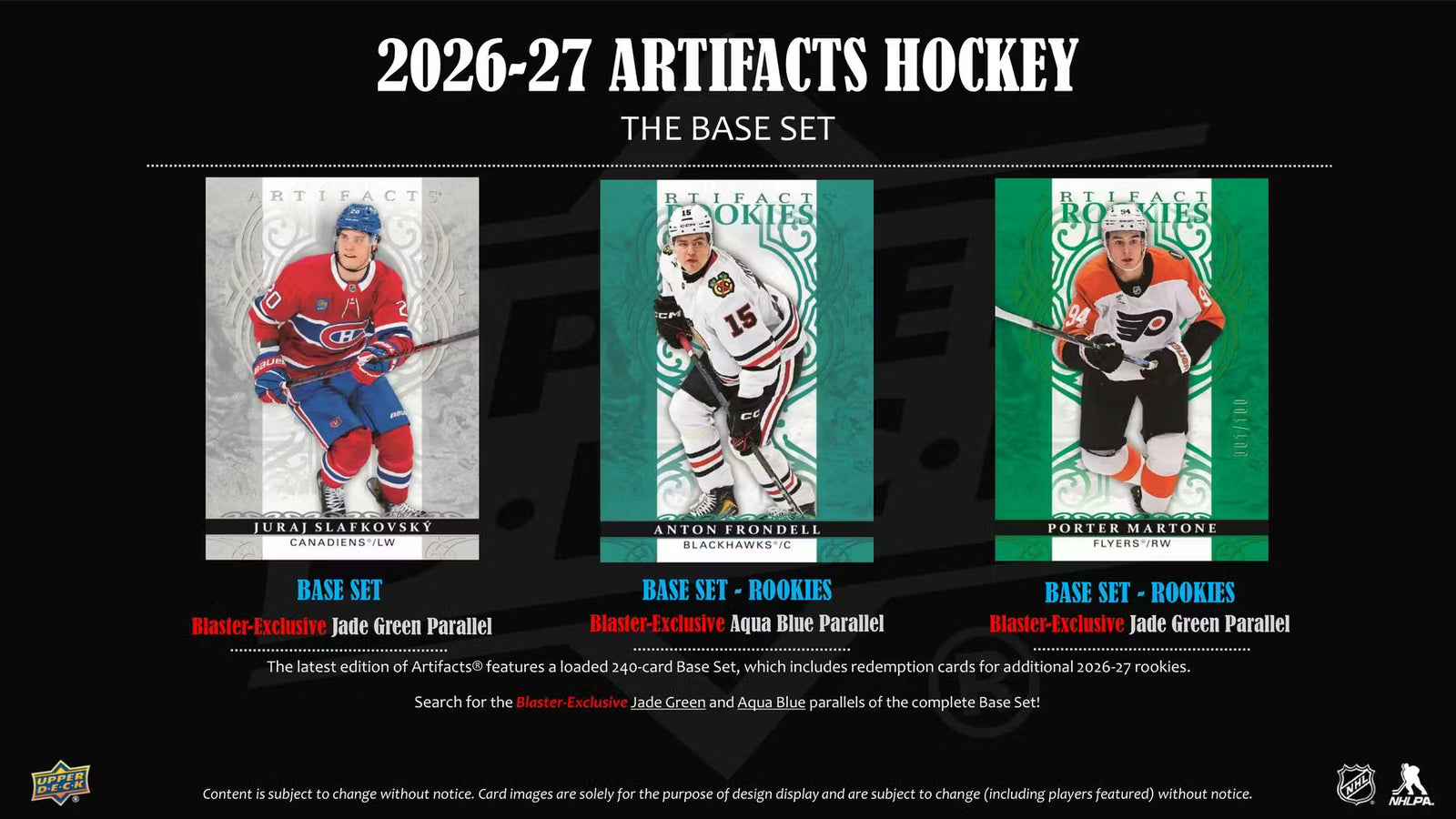 2026-27 Upper Deck Artifacts Hockey Blaster Box (Pricing In Store Only)